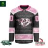 NHL Nashville Predators Special Pink Fight Breast Cancer Hockey Jersey