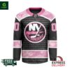 NHL New York Islanders Special Pink Fight Breast Cancer Hockey Jersey