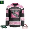 NHL New York Rangers Special Pink Fight Breast Cancer Hockey Jersey