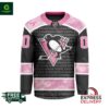 NHL Pittsburgh Penguins Special Pink Fight Breast Cancer Hockey Jersey