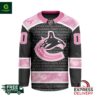 NHL Vancouver Canucks Special Pink Fight Breast Cancer Hockey Jersey