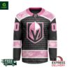 NHL Vegas Golden Knights Special Pink Fight Breast Cancer Hockey Jersey