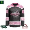 NHL Washington Capitals Special Pink Fight Breast Cancer Hockey Jersey