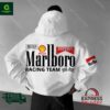 Oversized Marlboro Racing Team Graphic Print Hoodie