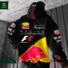 Oversized Red Bull Racing F1 Team Print Hoodie