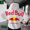 Oversized Red Bull Racing Gives You Wings Graphic Print Hoodie