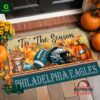 Philadelphia Eagles NFL Personalized Halloween Doormat
