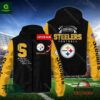 Pittsburgh Steelers NFL Personalized Windbreaker Outdoor Jacket