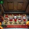 San Francisco 49ers NFL In This House We Halloween Doormat