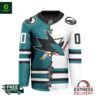 San Jose Sharks Personalized 2024 Home Mix Away Hockey Jersey