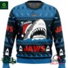 Santa Jaws Jaws Ugly Christmas Sweater
