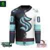 Seattle Kraken Personalized 2024 Home Mix Away Hockey Jersey