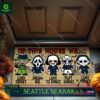 Seattle Seahawks NFL In This House We Halloween Doormat