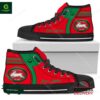 South Sydney Rabbitohs NRL Personalized High Top Canvas Shoes