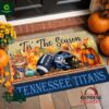 Tennessee Titans NFL Personalized Halloween Doormat
