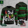 The Grinch Xmas Drink Up Grinches Ugly Sweater