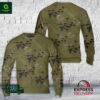 US Army Paratroopers With The 82nd Airborne Division Parachute Silhouettes Christmas Ugly Sweater