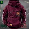 West Ham United Personalized Retro Vintage Men Hoodie