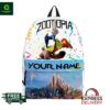 Zootopia Custom Name Leisure Backpack