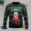 Alien Kidnaps Santa Claus On Christmas Eve Family Ugly Sweater