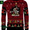 Armed And Dangerous Red Gobbo Ugly Christmas Sweater