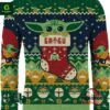 Away On A Razorcrest Baby Yoda Grogu Ugly Christmas Sweater