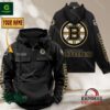 Boston Bruins NHL Personalized Vintage Multi Pocket Hoodie