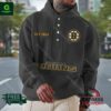 Boston Bruins Relaxed Button Neck Hoodie
