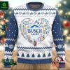 Busch Light Heart Ugly Christmas Sweater