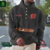 Calgary Flames Relaxed Button Neck Hoodie