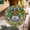 Canberra Raiders NRL Stained Glass Suncatcher
