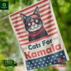 Cats for Kamala Feminist Flag