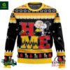 Charlie Brown And Snoopy HME Ugly Christmas Sweater