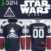 Colorado Avalanche 2024 x Star Wars Night Custom Hockey Jersey