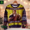 Come With Me And Be Happy Candyman Horror Ugly Christmas Sweater