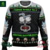 Funny Rick I Turned Myself Into A Christmas Sweater