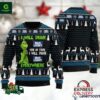 Grinch I Will Drink Bud Light Everywhere Ugly Christmas Sweater