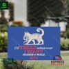 I’ll Tread Wherever I Want Harris Walz 2024 Yard Sign