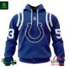Indianapolis Colts NFL Home Kits Season 24-25 Personalized Hoodie