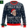 Jolly Old, Saint Nick, Nicolas Cage Ugly Christmas Sweater