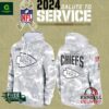Kansas City Chiefs Arctic Camo 2024 Salute to Service Hoodie