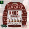 Knob Creek Bourbon Whiskey Ugly Christmas Sweater