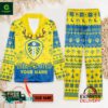 Leeds United F.C Christmas Personalized Pajamas Set