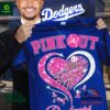 Los Angeles Dodgers Pink Out Breast Cancer Dodgers Shirt