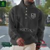 Los Angeles Kings Relaxed Button Neck Hoodie