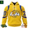 Los Angeles Rams NFL Away Kits Season 2025 Personalized Hoodie