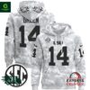 LSU Tigers 2024 Trey’Dez Green Salute To Service Pullover Hoodie
