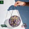 Melbourne Storm NRL Stained Glass Suncatcher