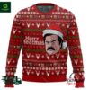 Merry Meatmas Ron Swanson Parks And Recreation Ugly Christmas Sweater