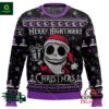 Merry Nightmare Christmas Jack Skellington Ugly Sweater